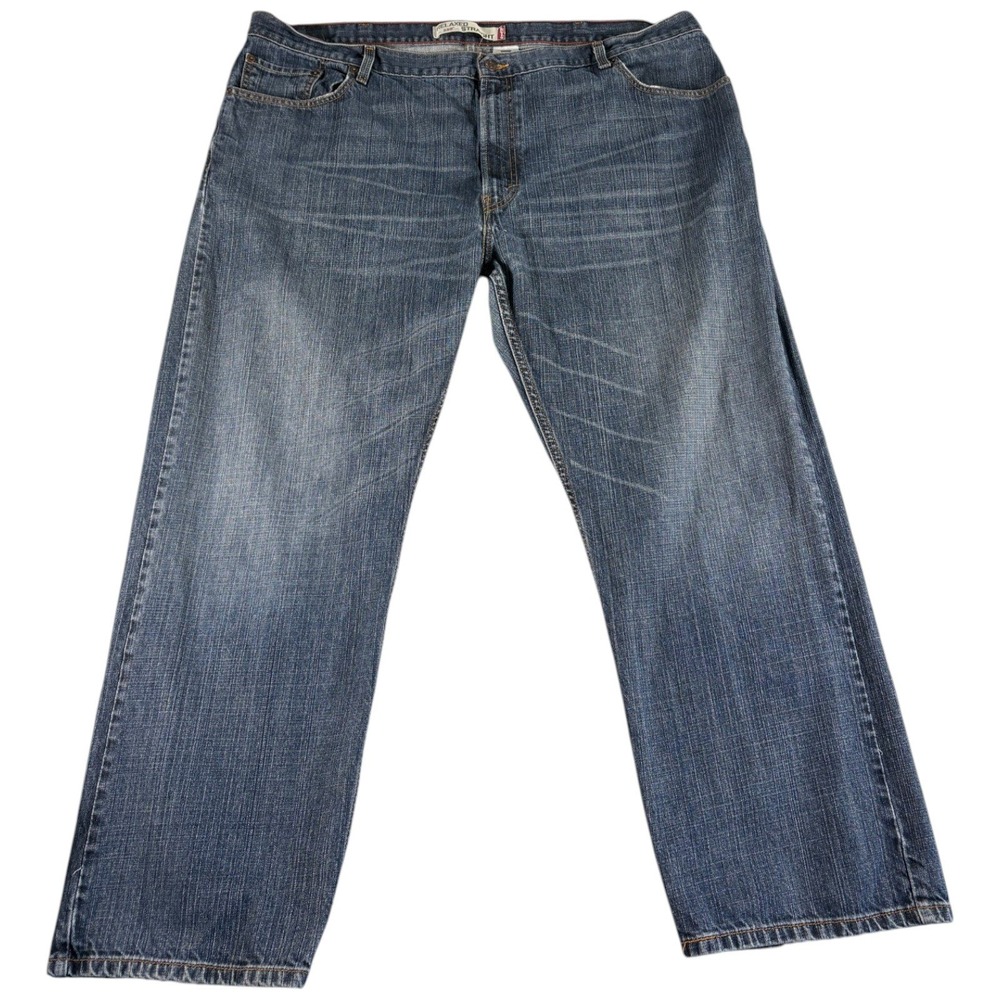 Vintage Levi's 559 Straight Jeans Men 46x30‎ Blue Denim Faded Workwear Relaxed